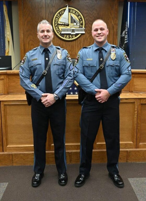 Brick Township Police Department Announces Officer Promotions