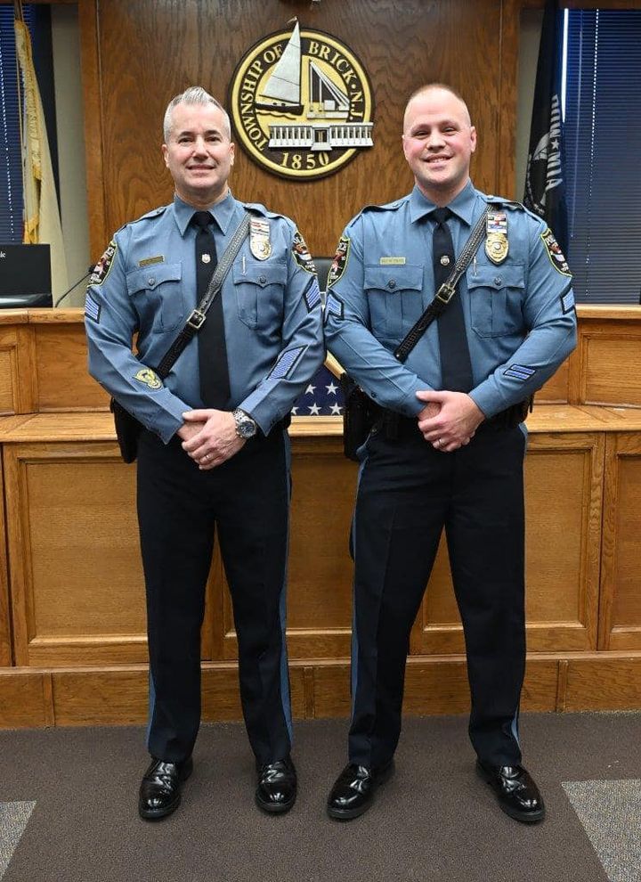 Brick Township Police Department Announces Officer Promotions
