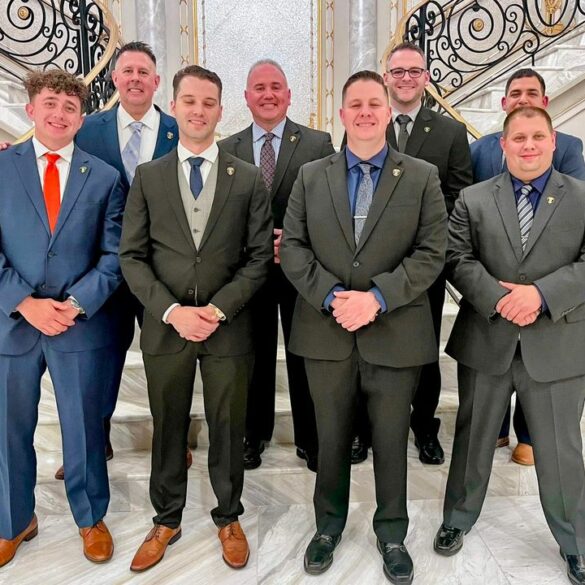 Gloucester township police honored at annual hero scholarship fund dinner - photo licensed by shore news network.