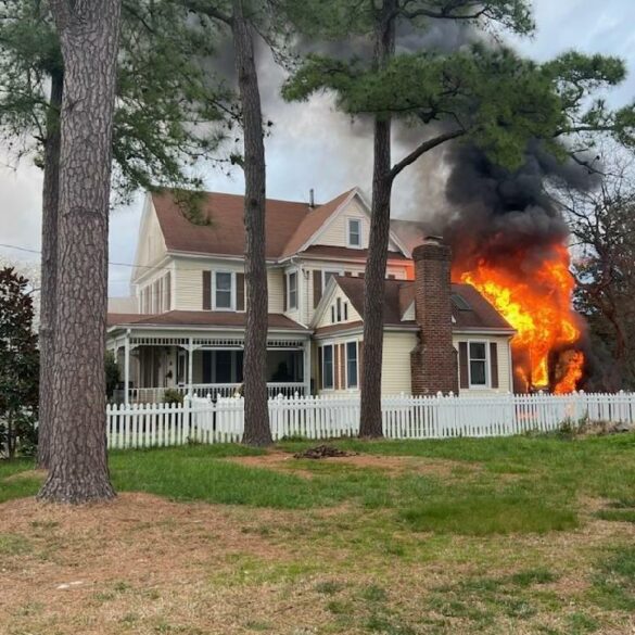 Fire marshal investigates dorchester structure fire - photo licensed by shore news network.