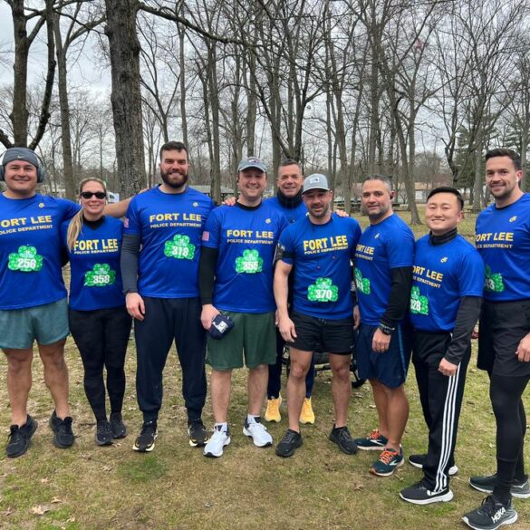 Fort lee police officers join goodwill shamrock shuffle 5k for a cause - photo licensed by shore news network.