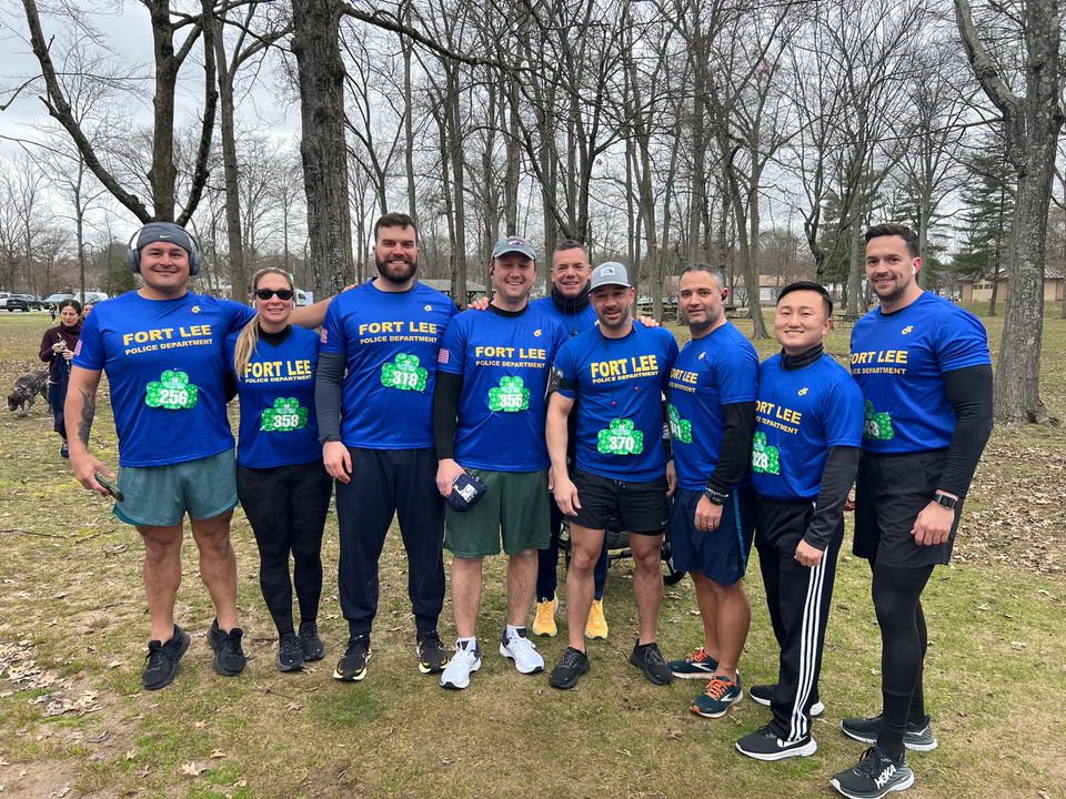 Fort Lee Police Officers Join GoodWill Shamrock Shuffle 5K for a Cause