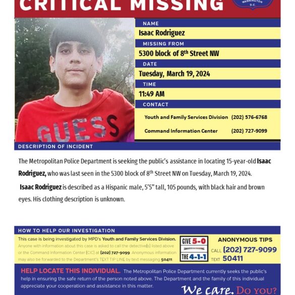 15-year-old reported missing in d. C. - photo licensed by shore news network.