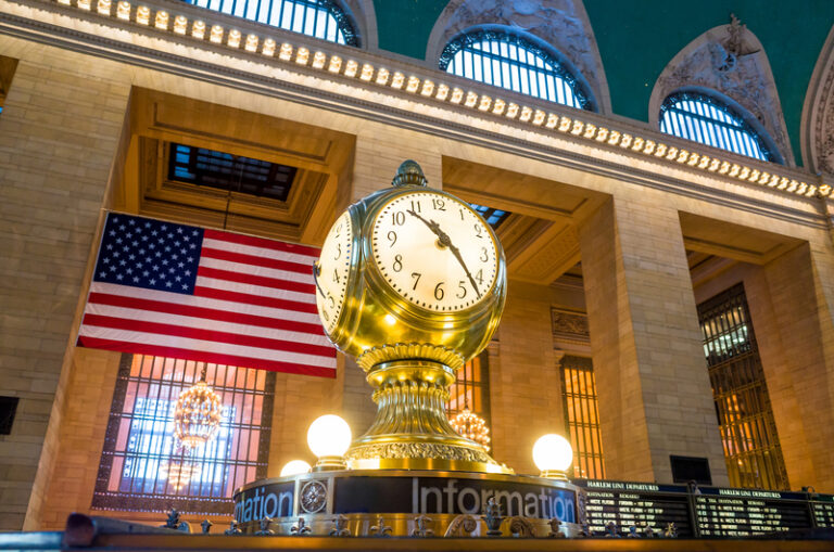 These iconic new york city timepieces will spring ahead this weekend - photo licensed by shore news network.
