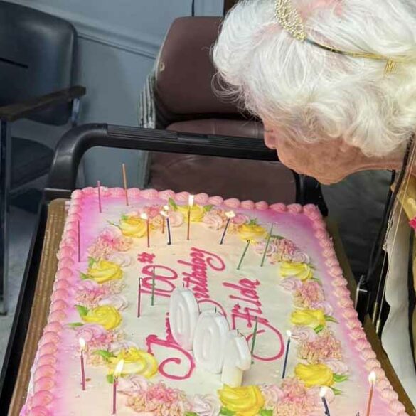 Toms river celebrates centenarian's milestone birthday - photo by toms river township.