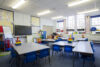 image of an empty primary school classroom.