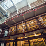 Jail cells in a maximum security prison.