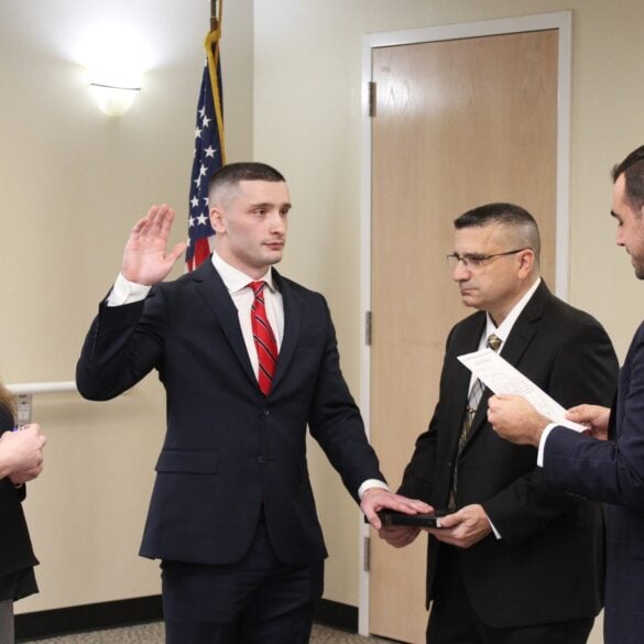 Manchester township police department welcomes new patrolman - photo licensed by shore news network.