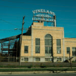Municipal Electric Plant vintage sign, Vineland, New Jersey