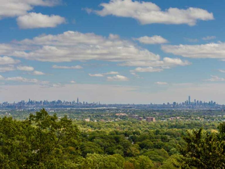 New jersey vantage point allows you to see nyc and philadelphia skylines at the same time - photo licensed by shore news network.