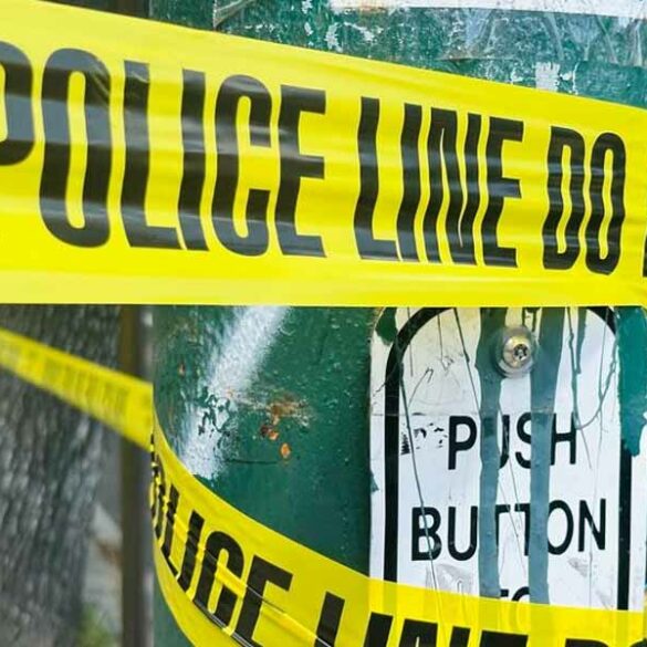 Police line - crime scene