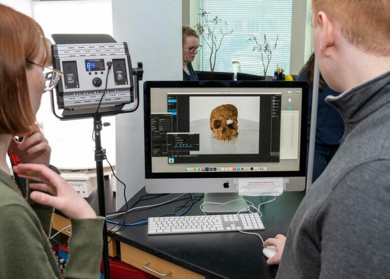 Rowan university students assist in digital preservation of historic remains - photo licensed by shore news network.