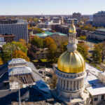 Urban Downtown City Skyline Trenton New Jersey State Capital