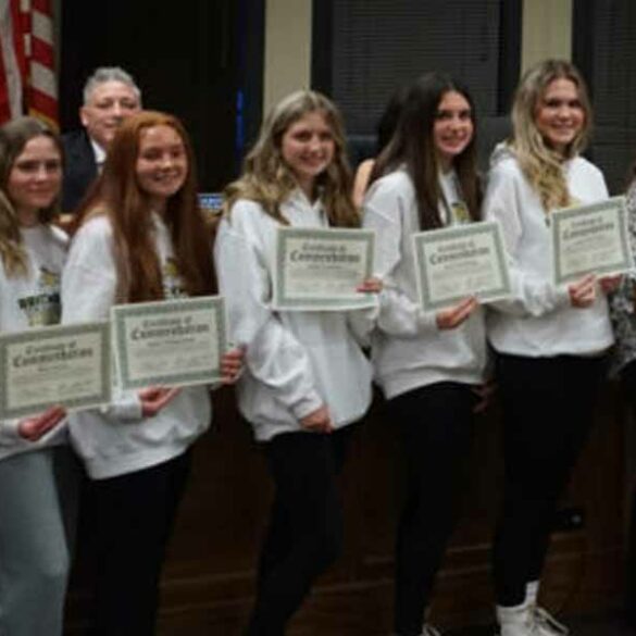 Brick township honors high school girls soccer team for championship win - photo licensed by shore news network.