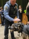 Brick township police participate in high school career day