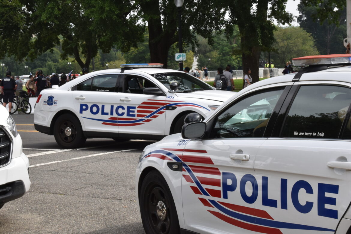 A D.C. Metro Police Department patrol car.