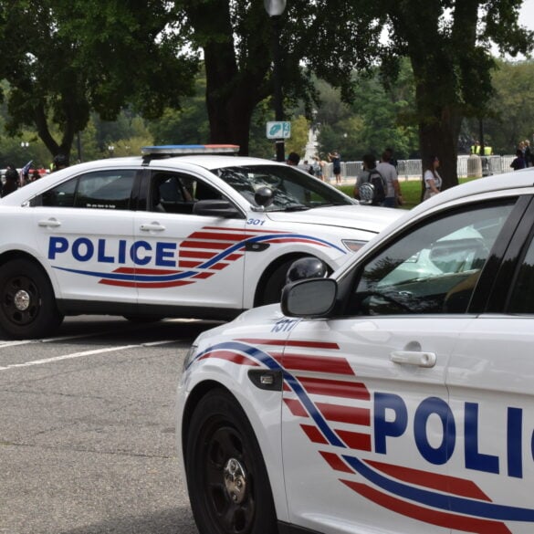 A d. C. Metro police department patrol car.
