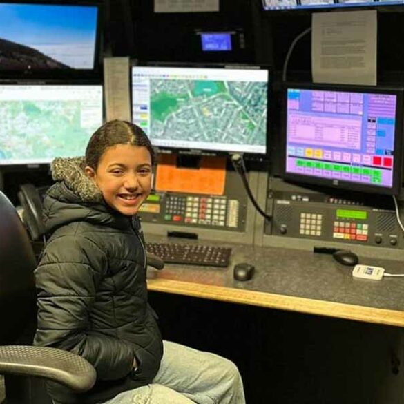 Young hero recognized by robbinsville police for emergency response - photo licensed by shore news network.
