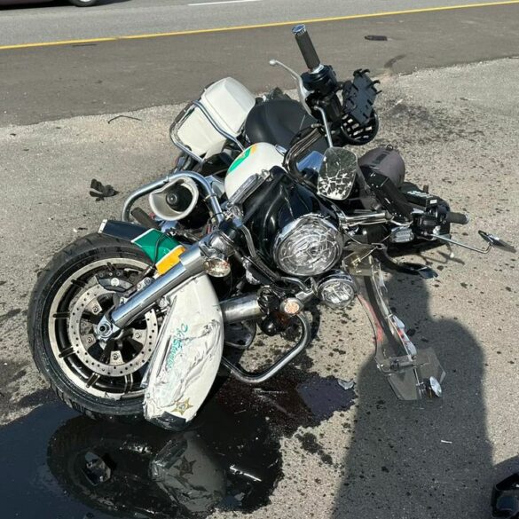 Flagler county deputy injured in motorcycle crash on i-95 - photo licensed by shore news network.