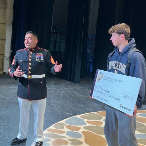 Toms river high school north senior awarded $180,000 navy rotc scholarship - photo licensed by shore news network.