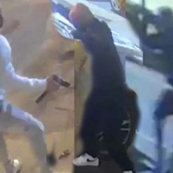 Shootout in philadelphia leaves one injured and bullet holes everywhere - photo licensed by shore news network.