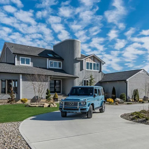 Luxurious waterfront estate in toms river - photo licensed by shore news network.