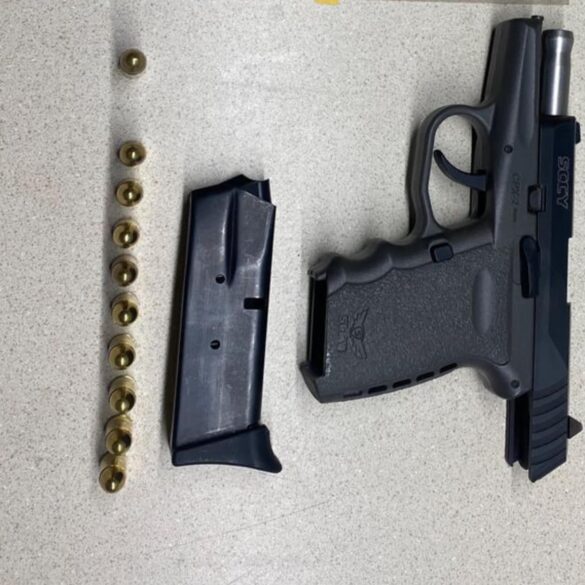 Firearm seized after baltimore arrest - photo licensed by shore news network.