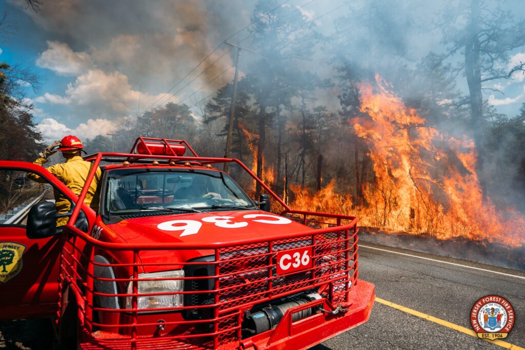 510 Acre South Jersey Forest Fire Contained, Officials Report 510 Acre South Jersey Forest Fire Contained, Officials Report