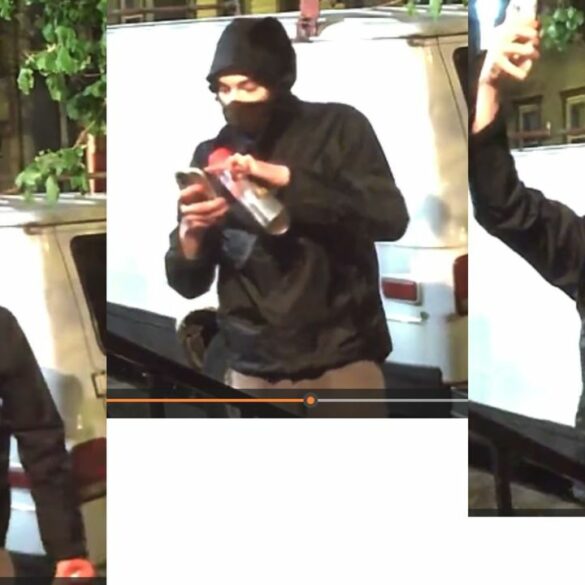 Police seek public's help in identifying ethnic intimidation suspect - photo licensed by shore news network.