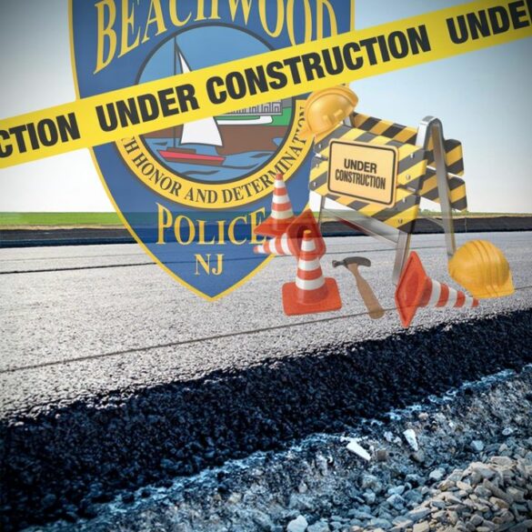 Overnight roadwork scheduled in beachwood this week - photo licensed by shore news network.