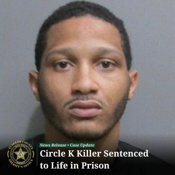 Life sentence for circle k murder convict in flagler county - photo licensed by shore news network.