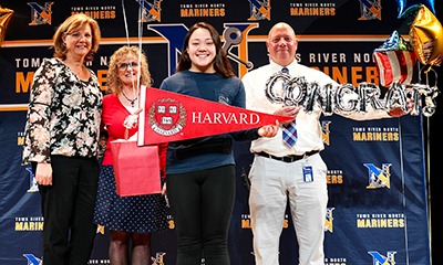 Toms River High School North Student Accepted into Harvard University