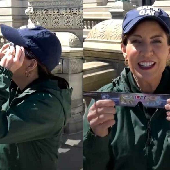 Governor hochul says new york prepared for 18 months for "safe" solar eclipse - photo licensed by shore news network.