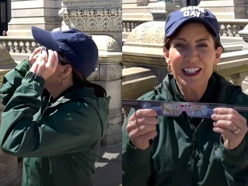 Governor Hochul Says New York Prepared for 18 Months for "Safe" Solar Eclipse