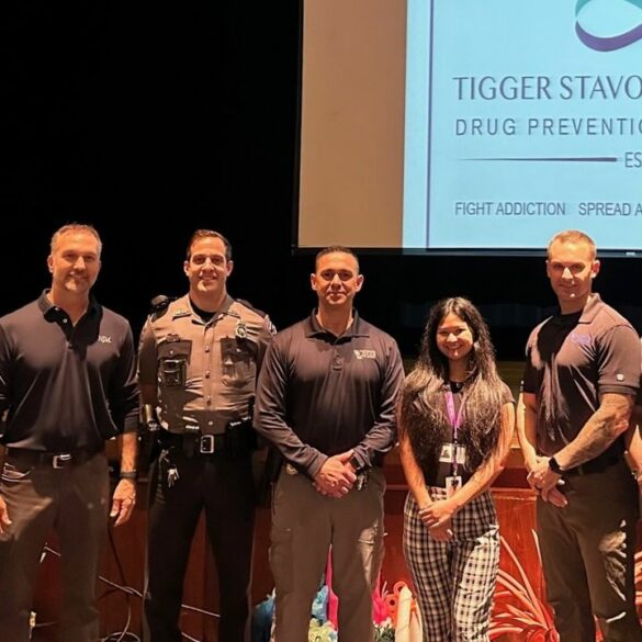 Manchester police and guest speakers educate high school students on safety - photo licensed by shore news network.