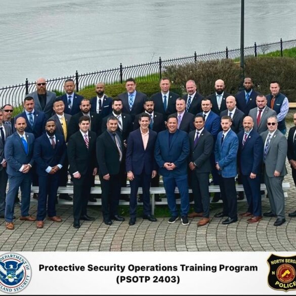 North bergen police officers receive homeland security certification - photo licensed by shore news network.