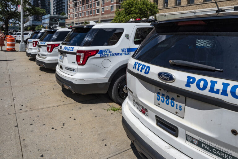 New york city police department (nypd) fleets of cruiser.