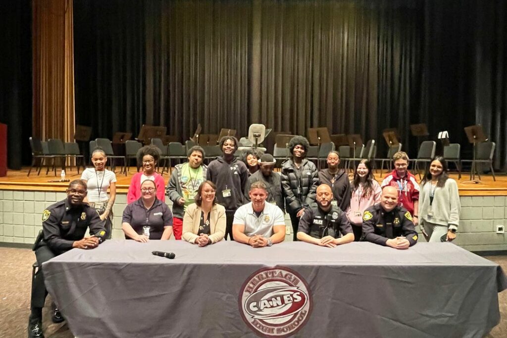 Newport News Police Engage with High School Students in Community Forums