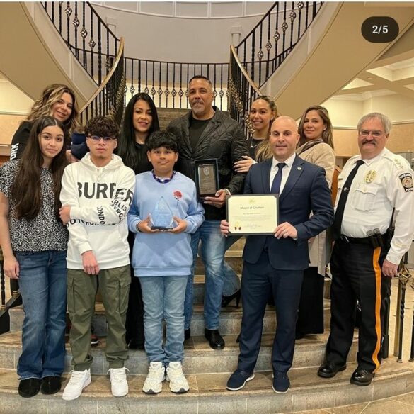 Lieutenant celebrates 25 years of service with perth amboy police - photo licensed by shore news network.