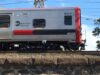 The stamford metro-north railroad train in connecticut, usa. It serves commuters leaving & entering stamford via the new haven line. 2 1