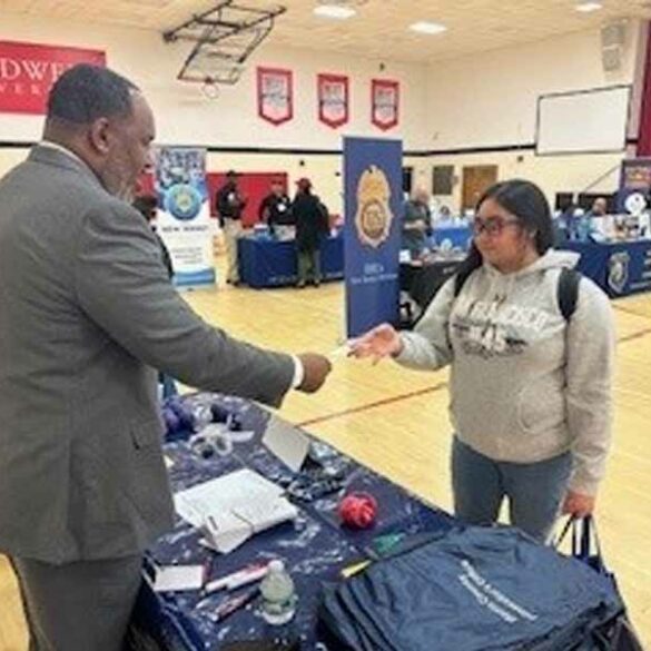 Morris county prosecutor's office at caldwell university career fair - photo licensed by shore news network.