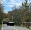 Power outage caused by car crash on hospital rd.