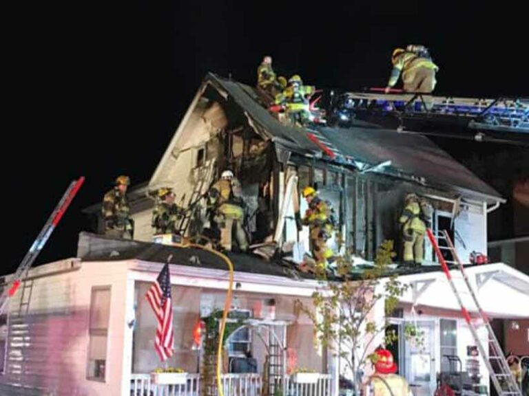 Neighbors rescue occupant from burning building in hagerstown - photo licensed by shore news network.