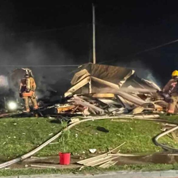 Baltimore county house explosion: one injured, home destroyed - photo licensed by shore news network.