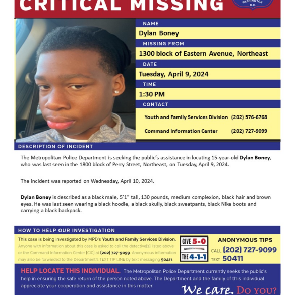 15-year-old reported missing in d. C. - photo licensed by shore news network.