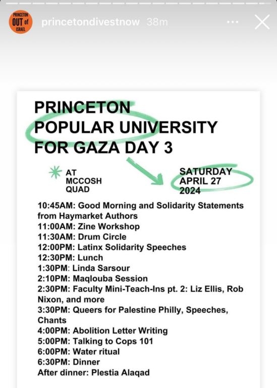 Princeton University Now Has a Palestinian Liberation Zone, Arrests Made as Jewish Students Targeted Princeton University Now Has a Palestinian Liberation Zone, Arrests Made as Jewish Students Targeted