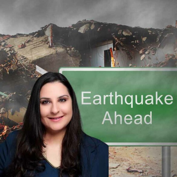 New jersey senate candidate blames earthquake on climate crisis - photo licensed by shore news network.