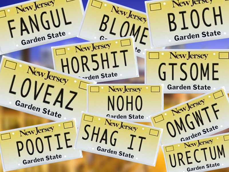 These Vanity License Plates Have Been Officially Banned by the State of New Jersey