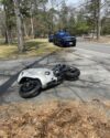 Rider injured in easter sunday motorcycle crash