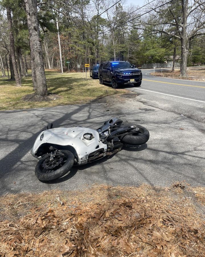 Rider Injured in Easter Sunday Motorcycle Crash